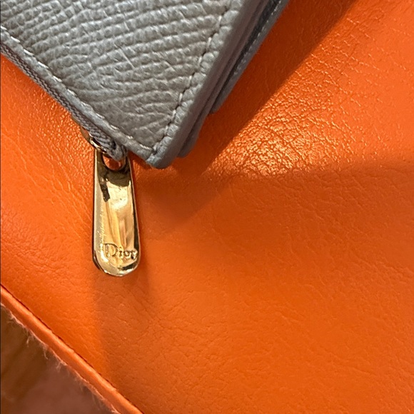 Vintage Christian Dior Gray 3 fold Wallet - Picture 5 of 7